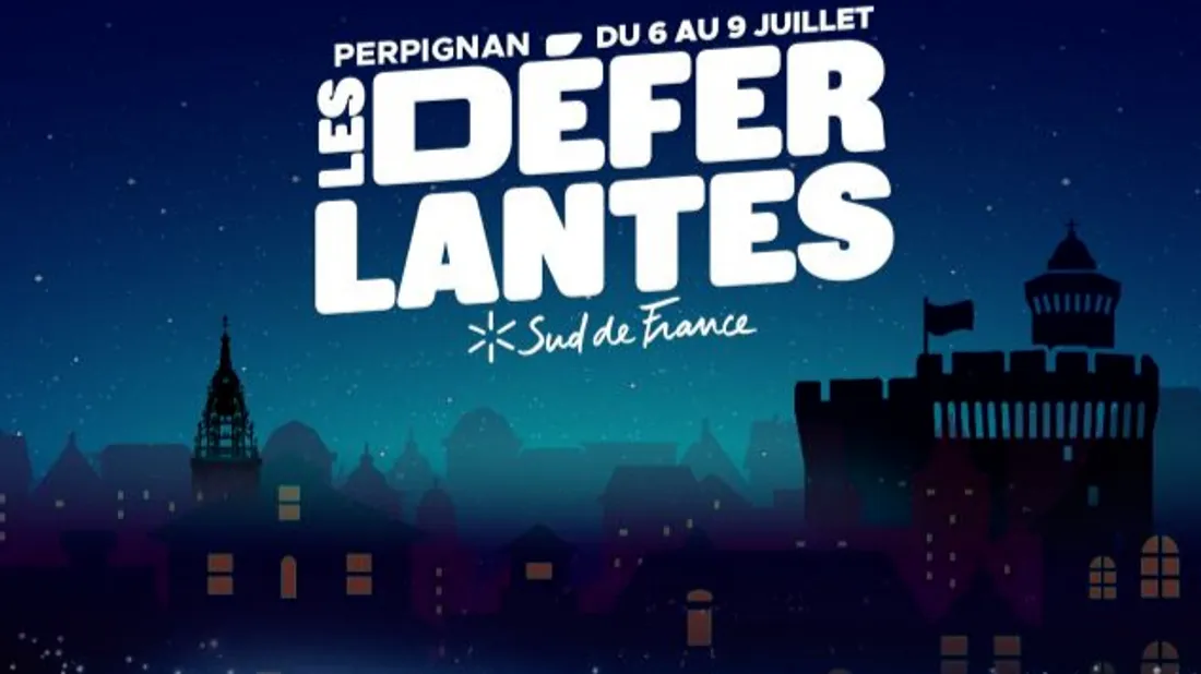 Affiche du festival Les déferlantes 2023, avant qu'il ne soit de nouveau délocalisé.