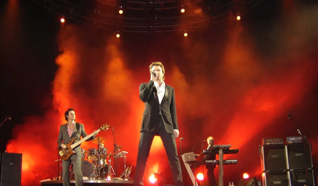 Duran Duran en concert en 2005.