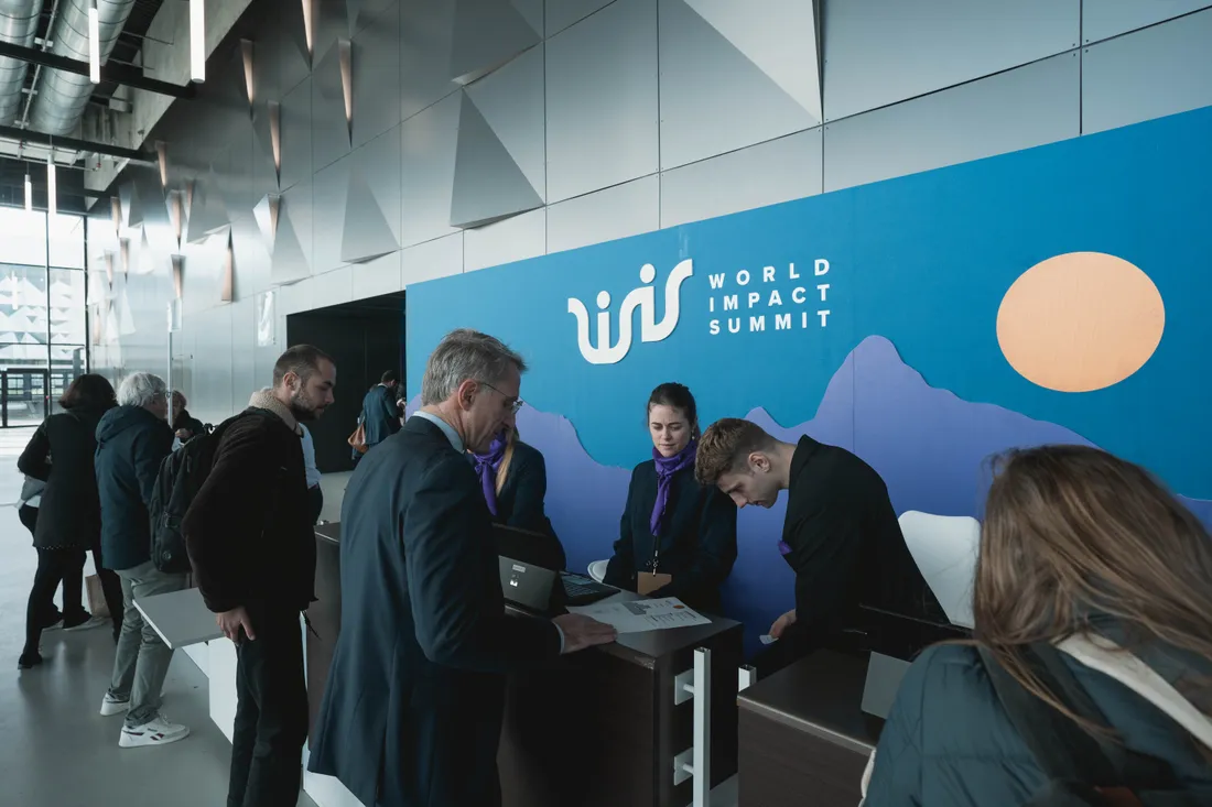 Le World Impact Summit se tient les 25 et 26 mars 2025 à l'ArKéa Arena de Bordeaux