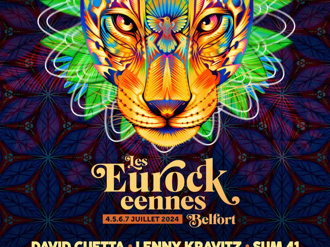 Affiche officielle des Eurockéennes 2024