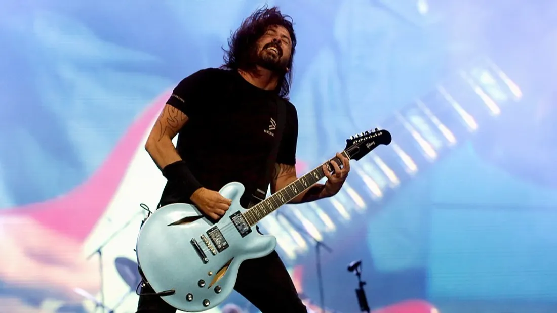 Dave Grohl en concert avec Les Foo Fighters en 2019.