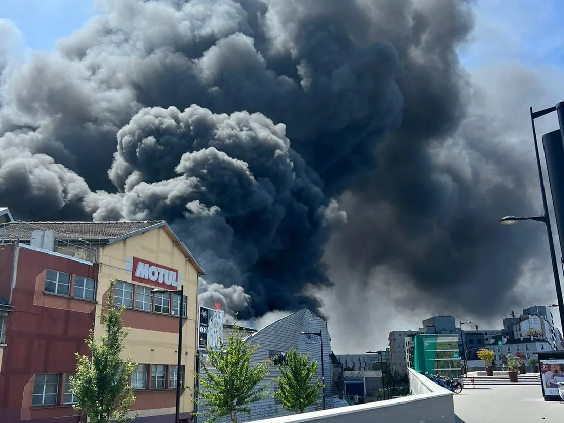 incendie à Aubervilliers