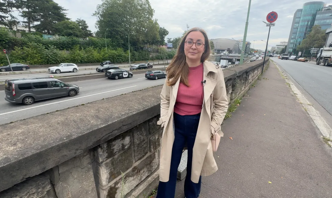 Gabrielle vit le long du périphérique parisien.