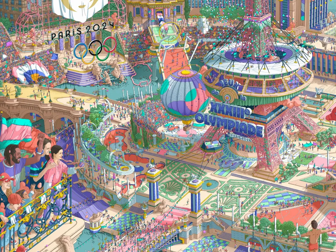 Les affiches des Jeux Olympiques et Paralympiques de Paris 2024