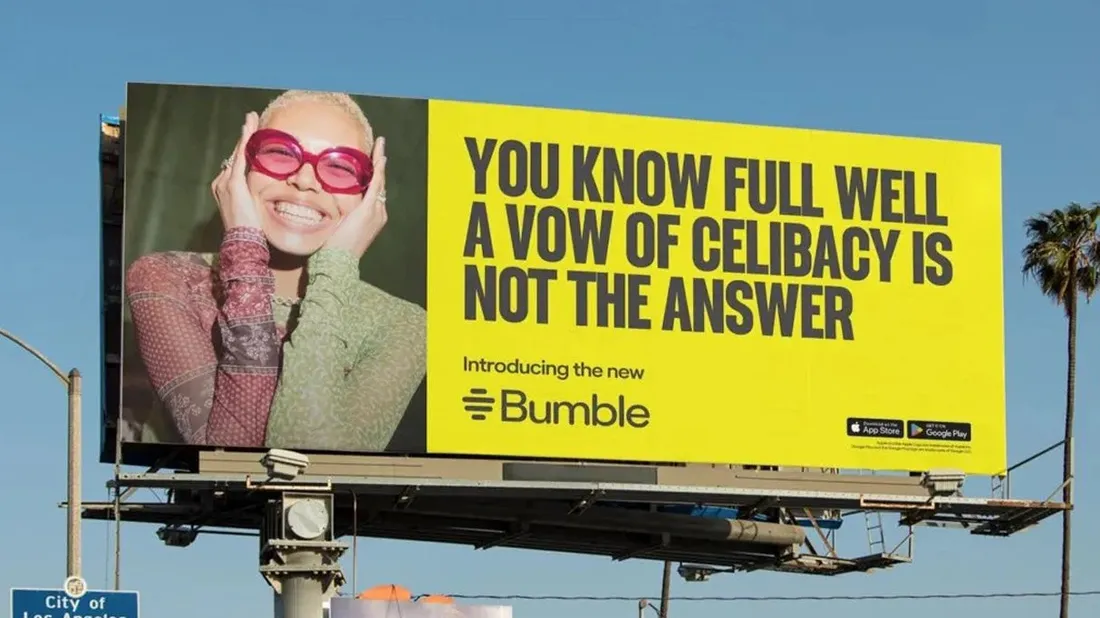 Bumble s’excuse après une publicité polémique