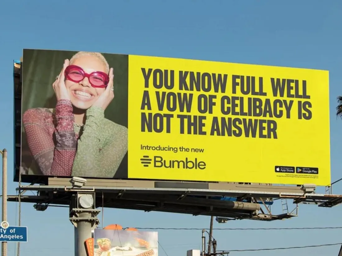Bumble s’excuse après une publicité polémique