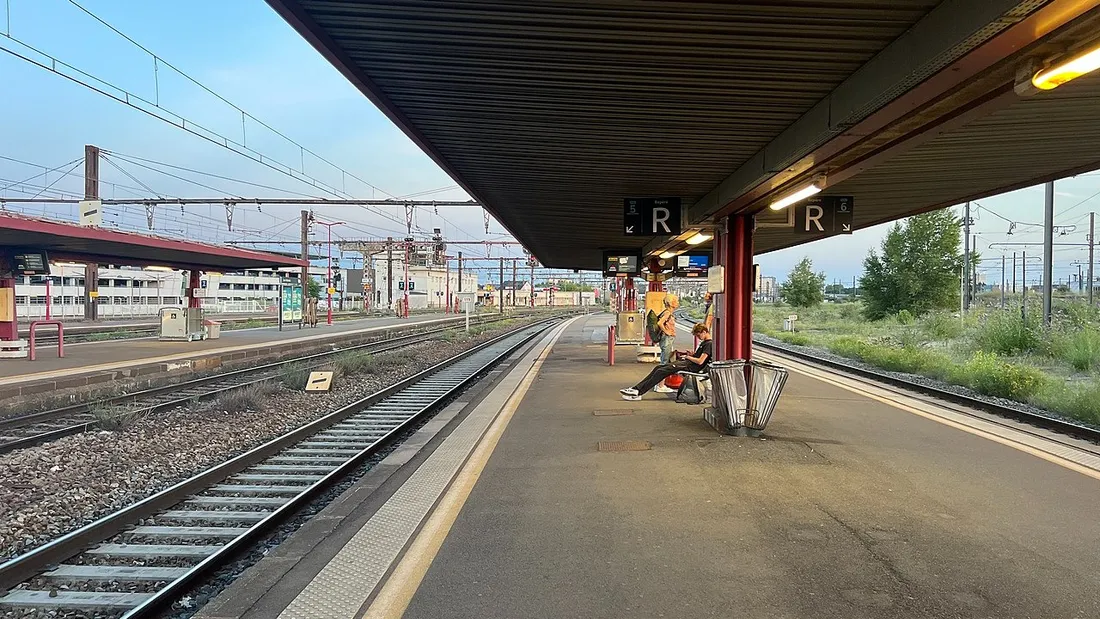 La gare des Aubrais, dans le Loiret.