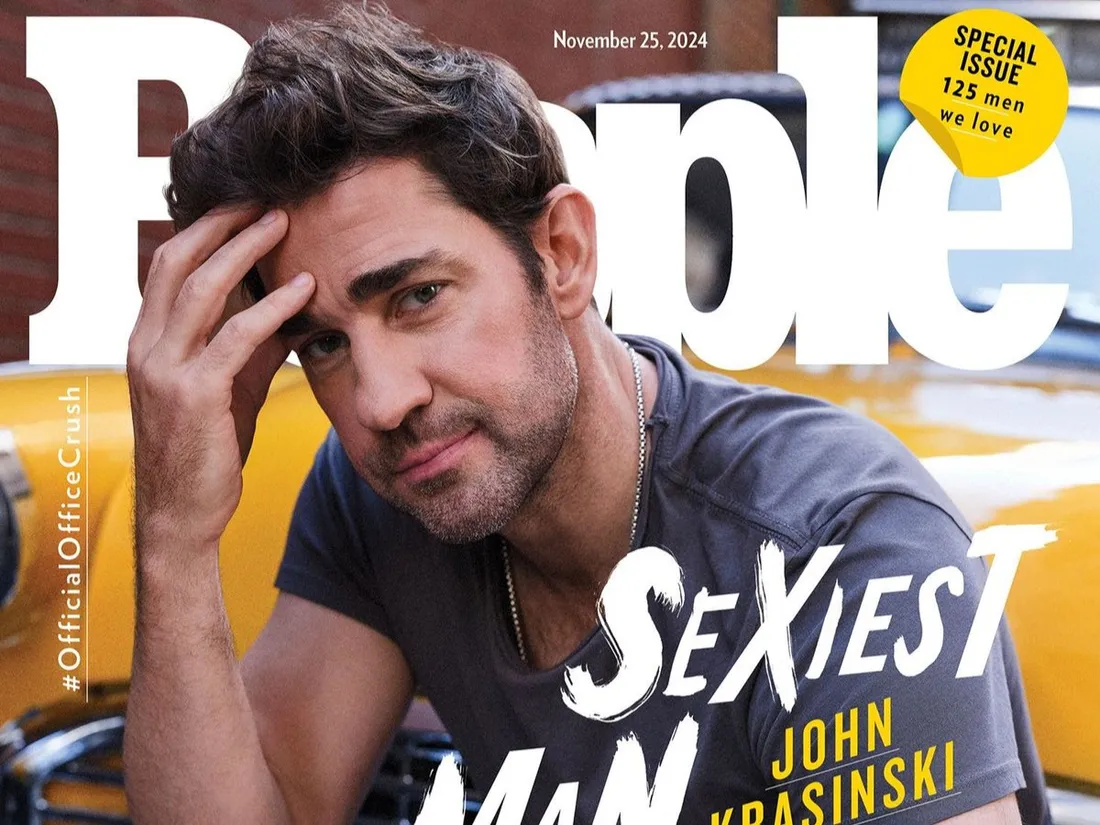 John Krasinski élu homme le plus sexy de 2024.