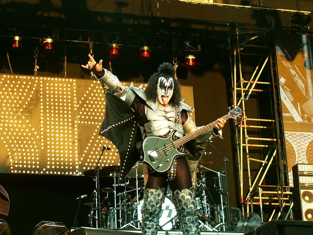 Gene Simmons de Kiss en 2008.