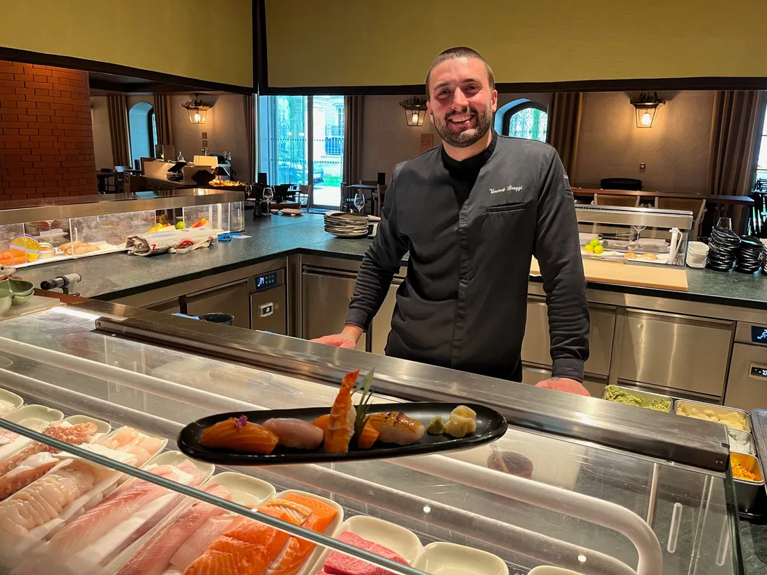 Vincent Broggi a été sacré à l'été 2024 champion du monde de sushi