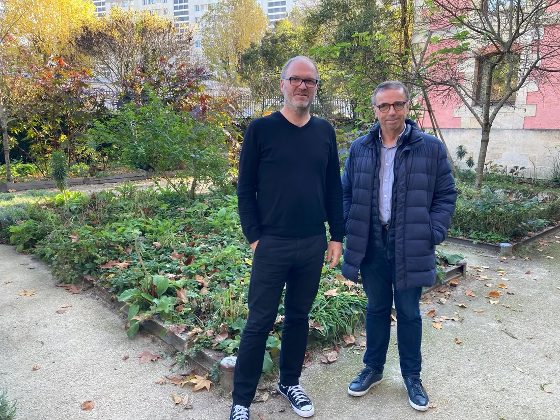 Didier Jeanjean et Pierre Hurmic pour le lancement de la saison 3 de Bordeaux grandeur nature