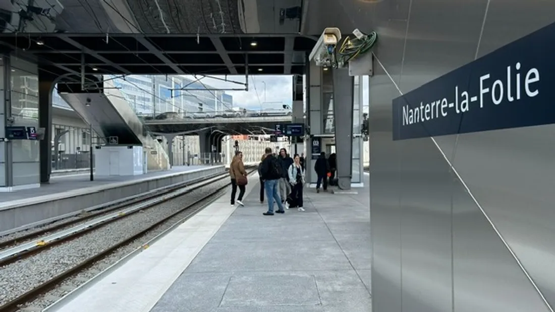 La nouvelle gare Nanterre-la-Folie desservie par le RER E mise en service le lundi