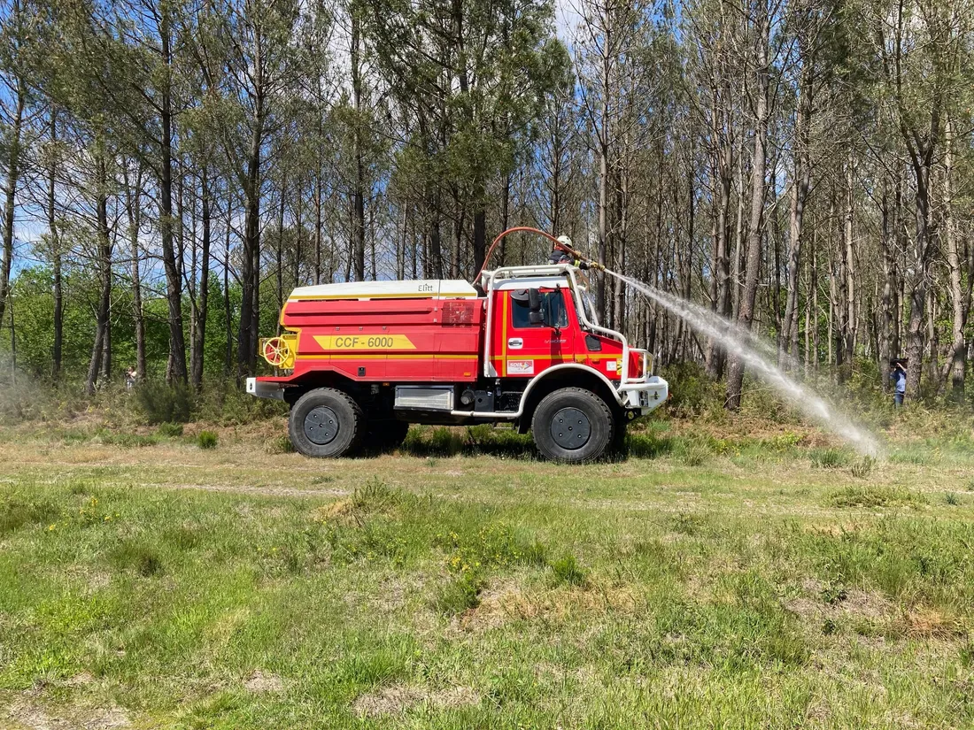 Le feu a été rapidement éteint par les pompiers
