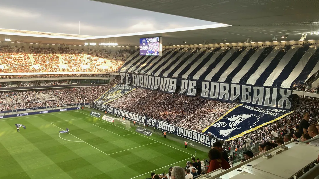 Les supporters bordelais au stade Matmut Atlanatique