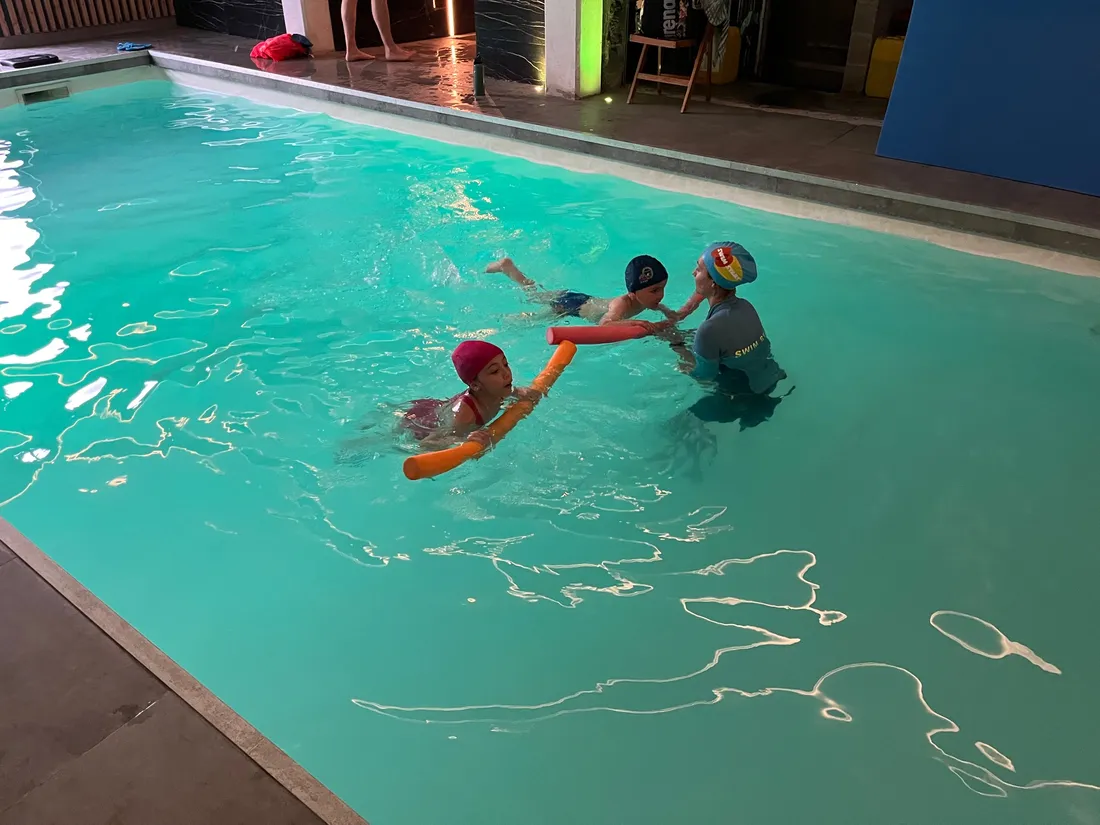 À Talence, la société Swim Star propose des cours dès l'âge de trois ans.