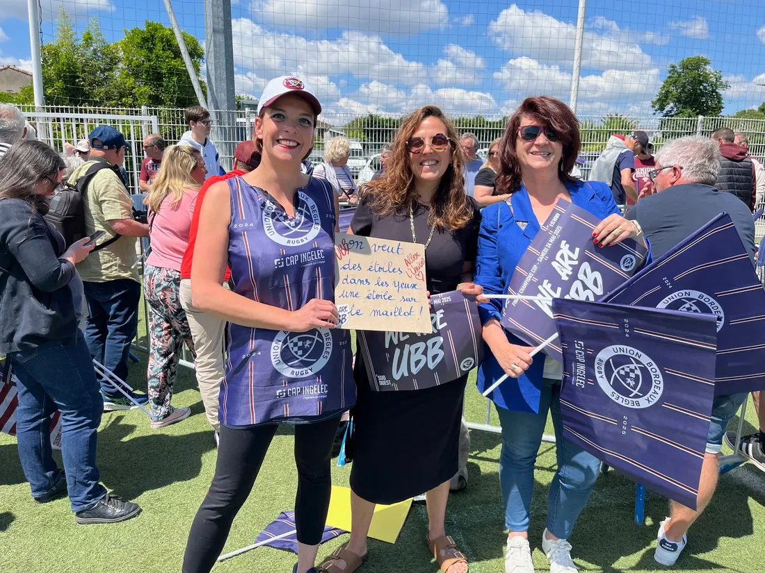 L'UBB a pu compter sur tous ces supporters avant le départ à Cardiff