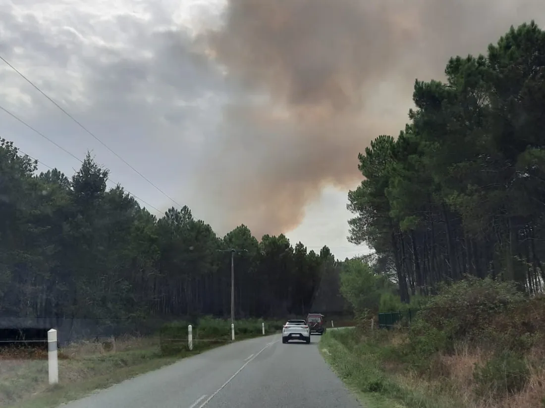 Incendie Saumos Le Temple
