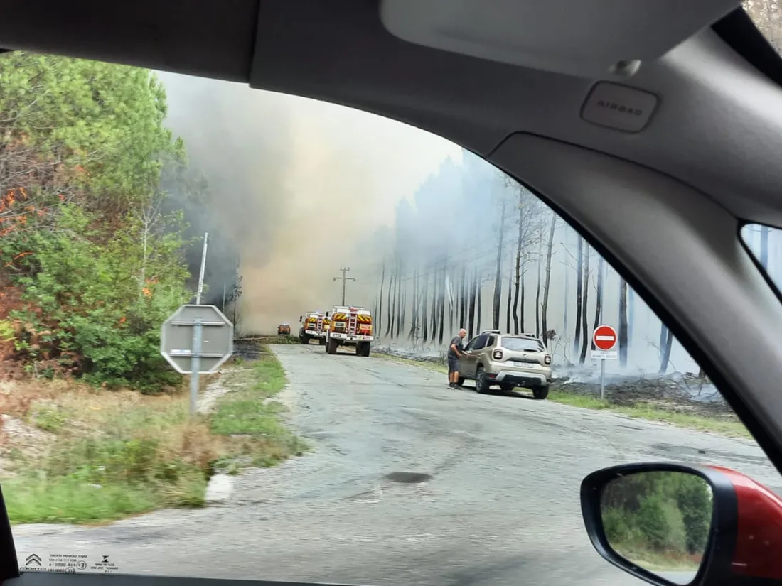 Incendie Saumos Le Temple