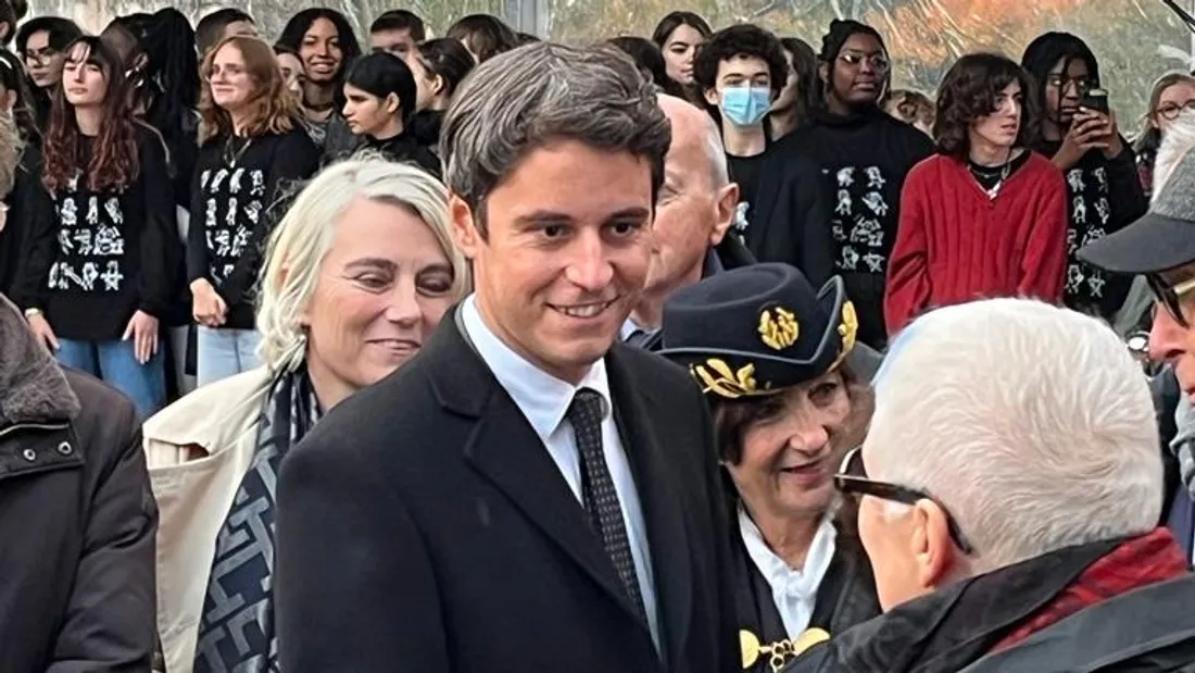 Le ministre de l'Éducation nationale Gabriel Attal, en visite à Orléans 