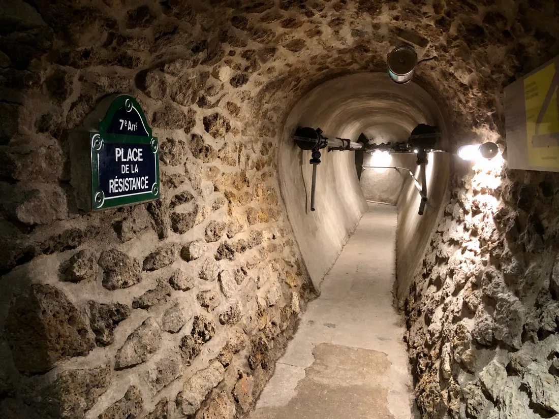 Un des réseaux souterrains du musée des égouts.