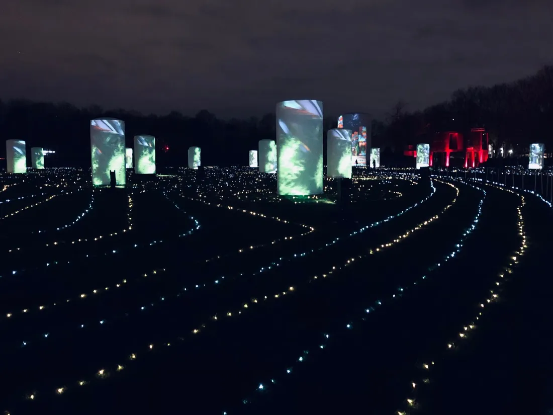 La création "LUMIÈRES !" au parc de la Villette, jusqu'au 2 janvier 2022.