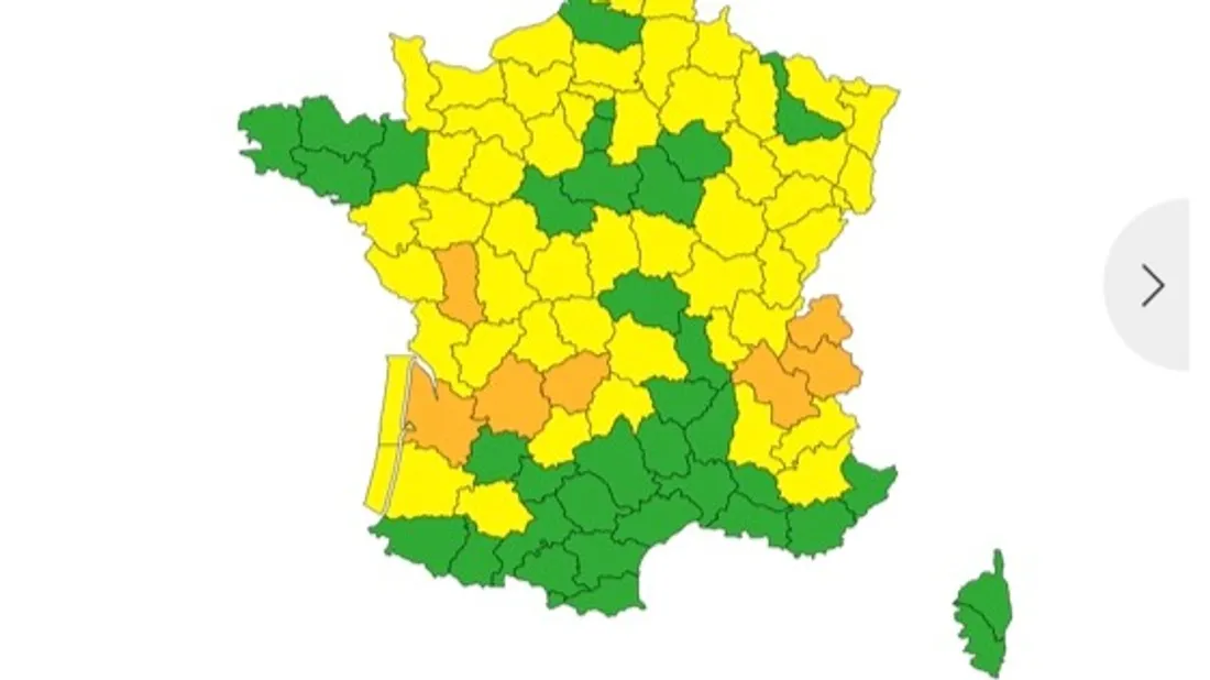 Météo France a placé la Gironde et la Dordogne en vigilance orange crues