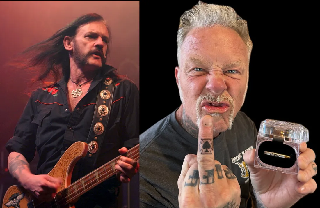 Le frontman de Metallica arbore un nouveau tatouage en hommage à Lemmy Kilmister.