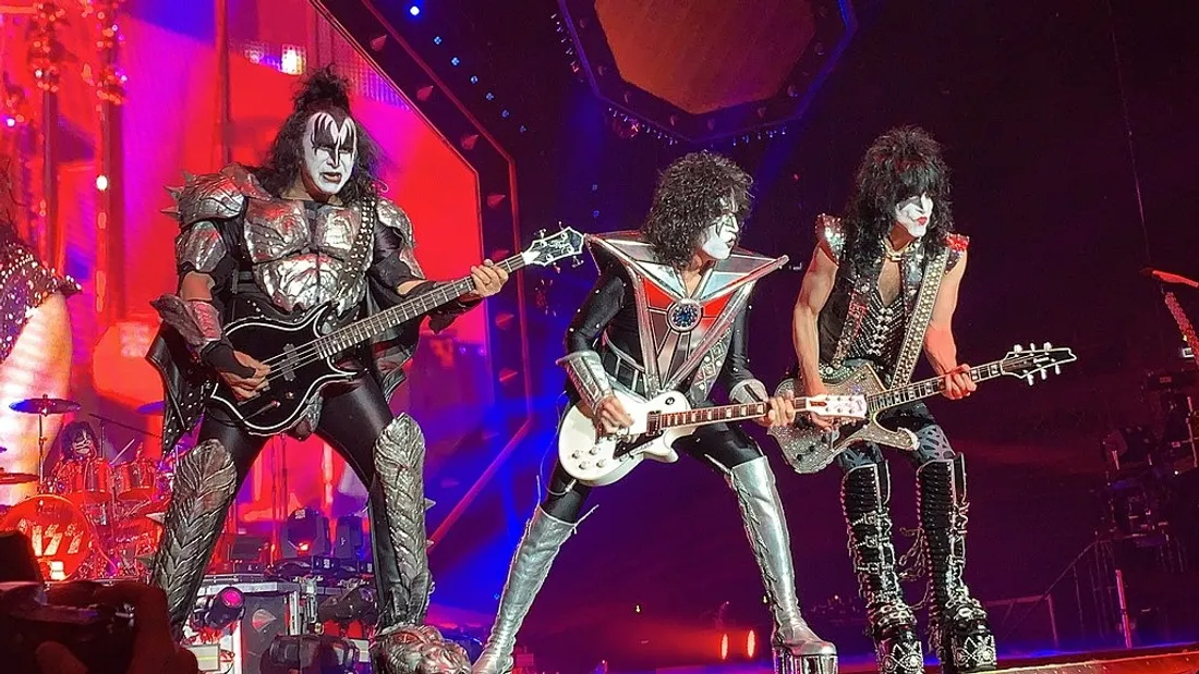 Kiss en concert à Cracovie en 2019.