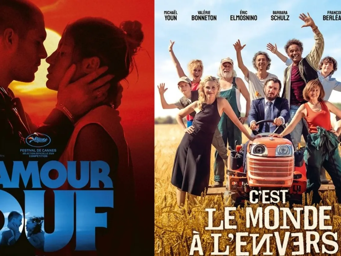 "L'amour Ouf !"  et "C'est le monde à l'envers", au cinéma le 16 octobre.