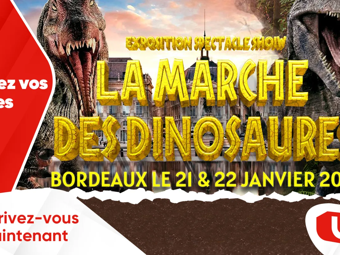 La Marche des Dinosaures : gagnez vos entrées pour l'exposition spectacle