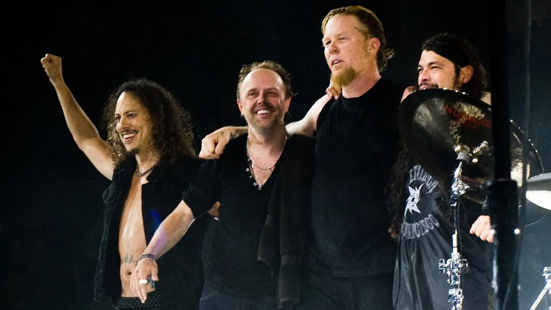 Metallica en 2008 à l'O2 Arena de Londres.