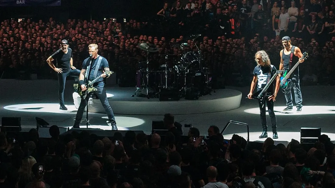 Metallica en 2017 à l'O2 Arena de Londres.