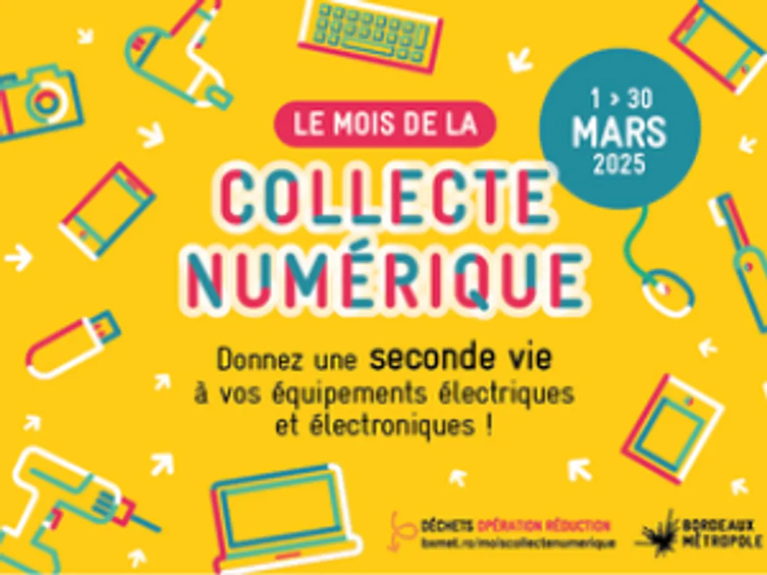 Le mois de la Collecte Numérique est organisée pour la deuxième année par Bordeaux Métropole