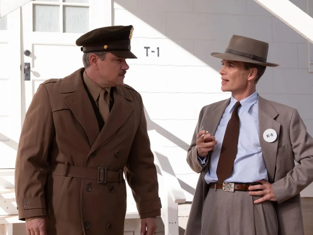 Matt Damon et Cillian Murphy dans "Oppenheimer".