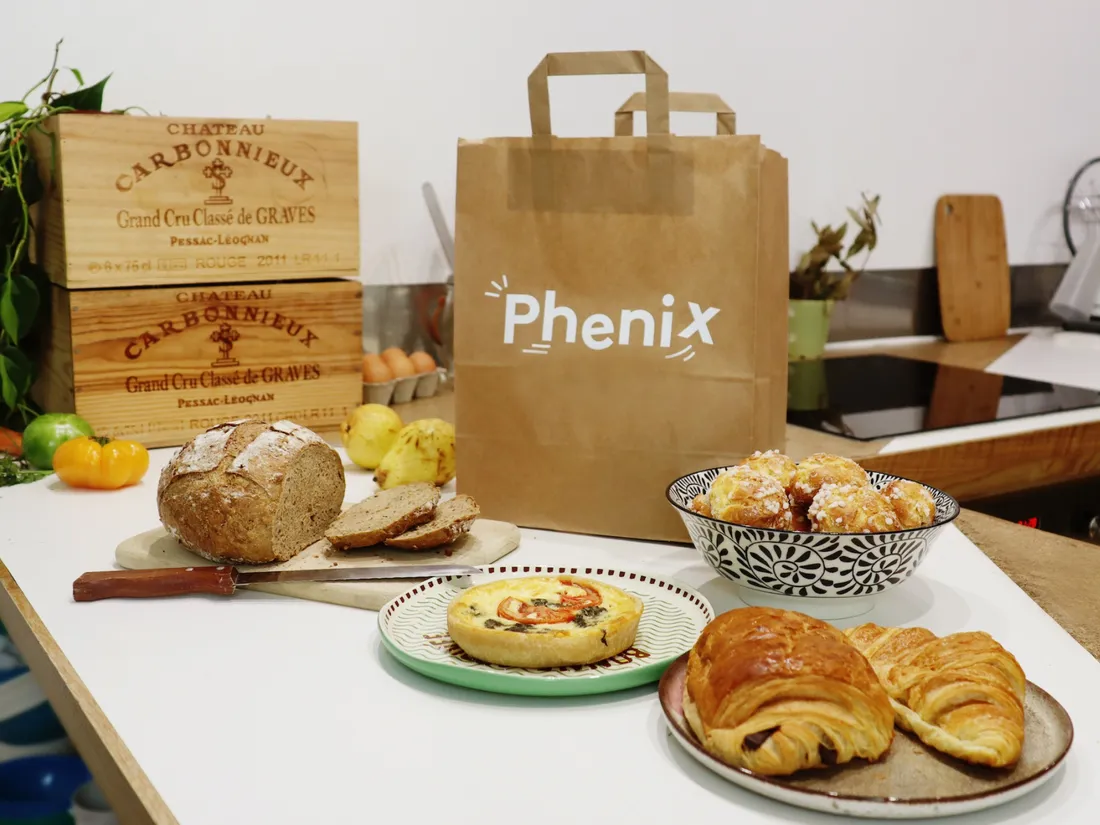 Exemple d'un panier Phenix à retirer depuis l'appli.