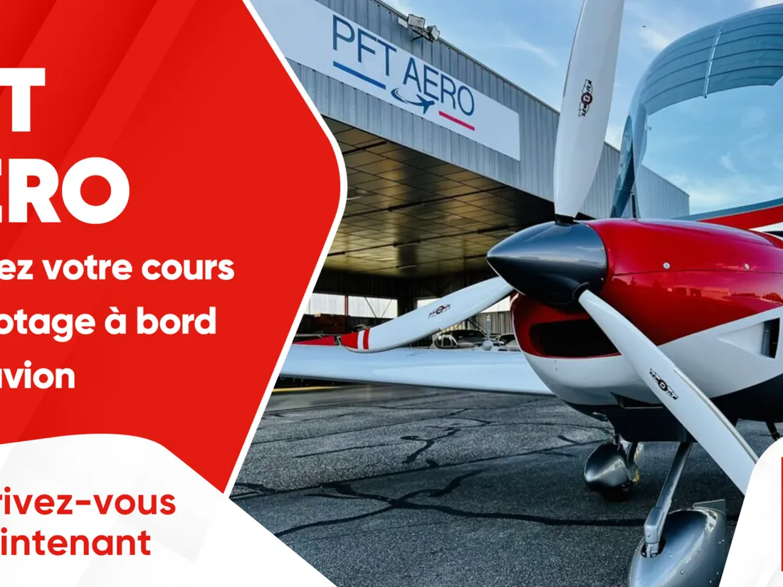 PFT AERO : gagnez votre cours de pilotage à bord d'un avion