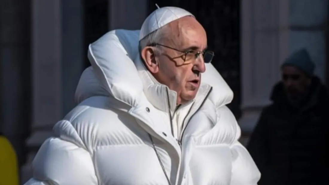 Cette photo du Pape François générée par intelligence artificielle amuse et effraie à la fois.