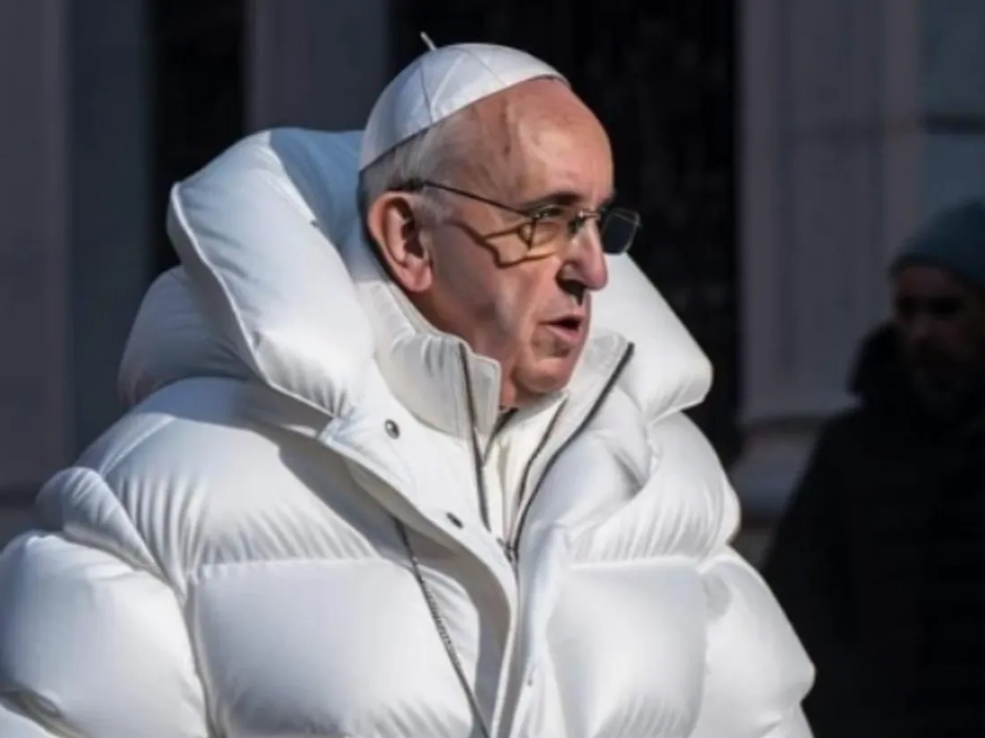 Cette photo du Pape François générée par intelligence artificielle amuse et effraie à la fois.
