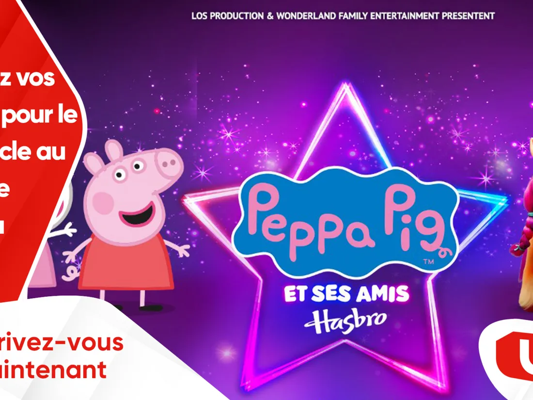 Peppa Pig : gagnez vos places pour le spectacle au Théâtre Femina