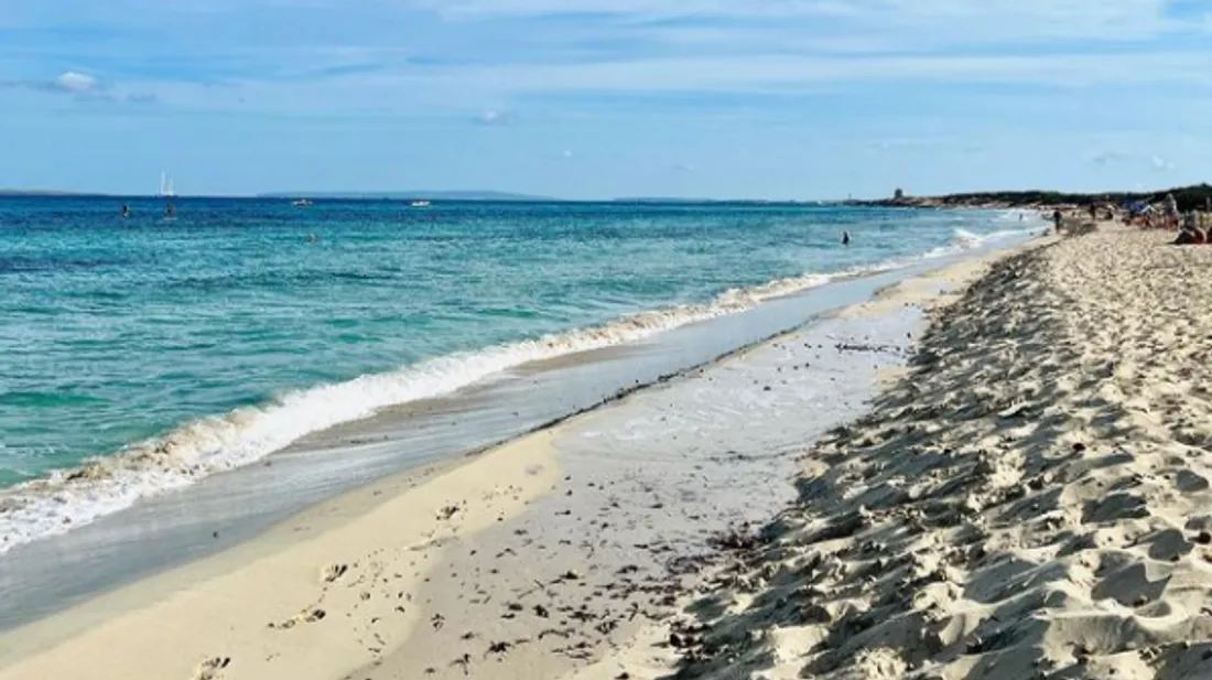 Playa des Cavallet à Ibiza.