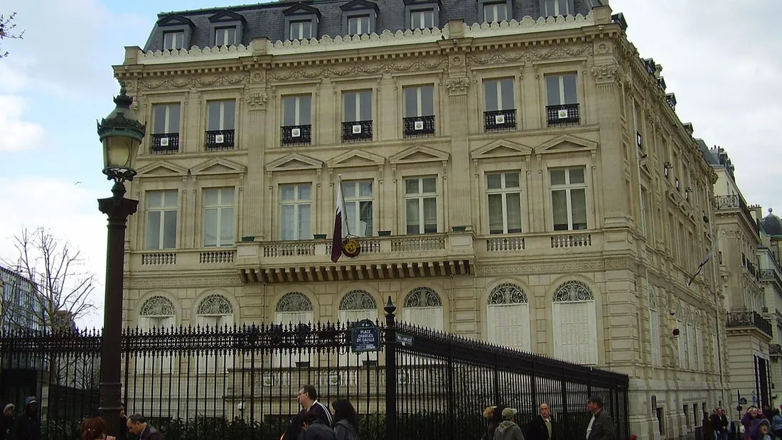 Ambassade du Qatar à Paris.