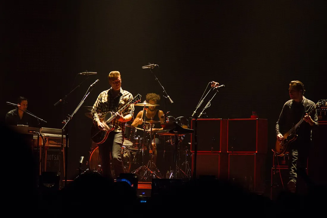 Queens of the Stone Age en concert en 2013.