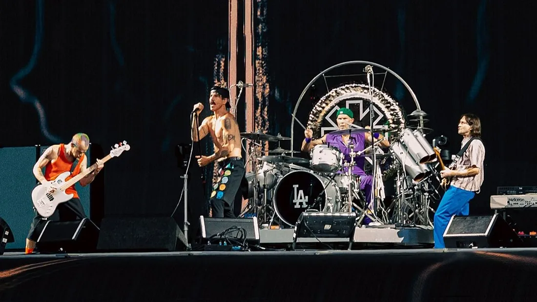 Red Hot Chili Peppers en concert à Londres en juin 2022