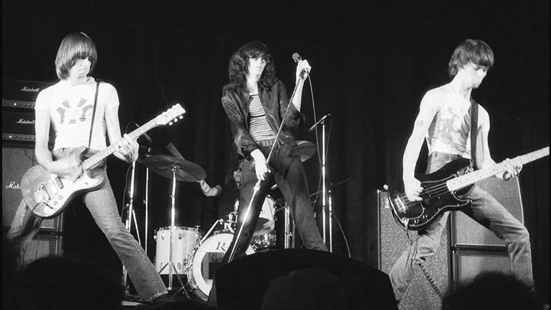 Les Ramones en concert à Toronto en 1976.