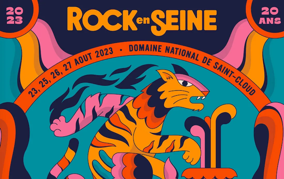 Affiche Rock en Seine 2023