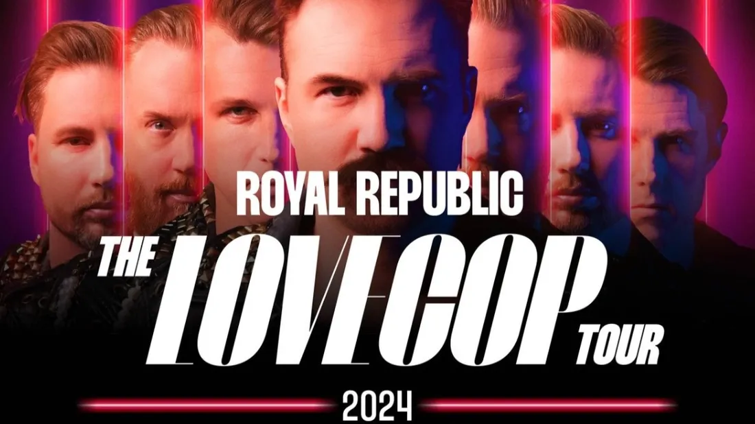 The "Lovecop Tour 2024" de Royal Republic passe par la France le 16 novembre.