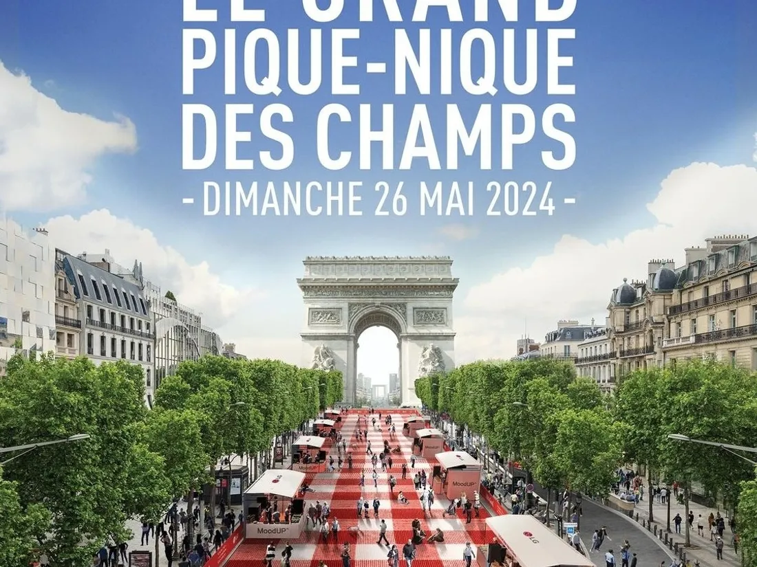 Plus que quelques jours pour vous inscrire au pique-nique géant des Champs-Élysées