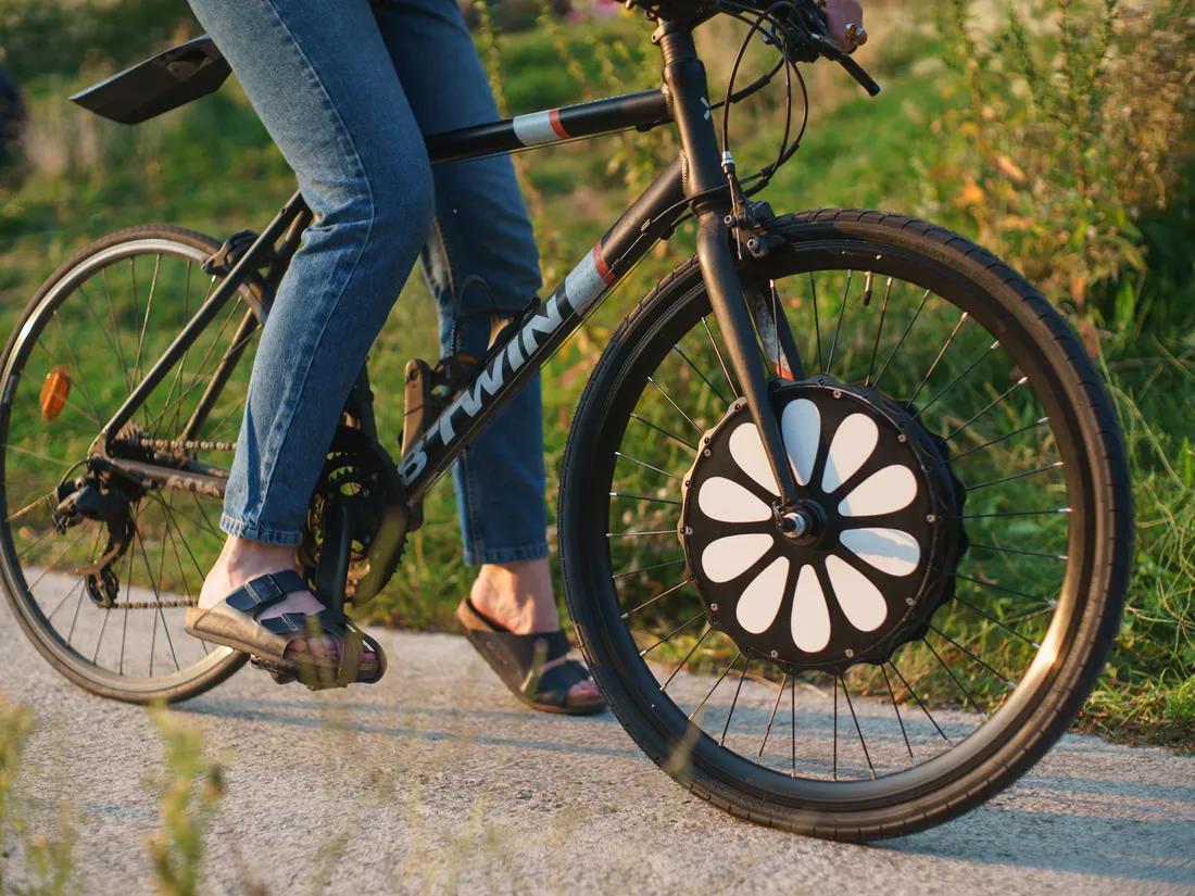 Une autonomie de 60 heures pour les roues Teebike.