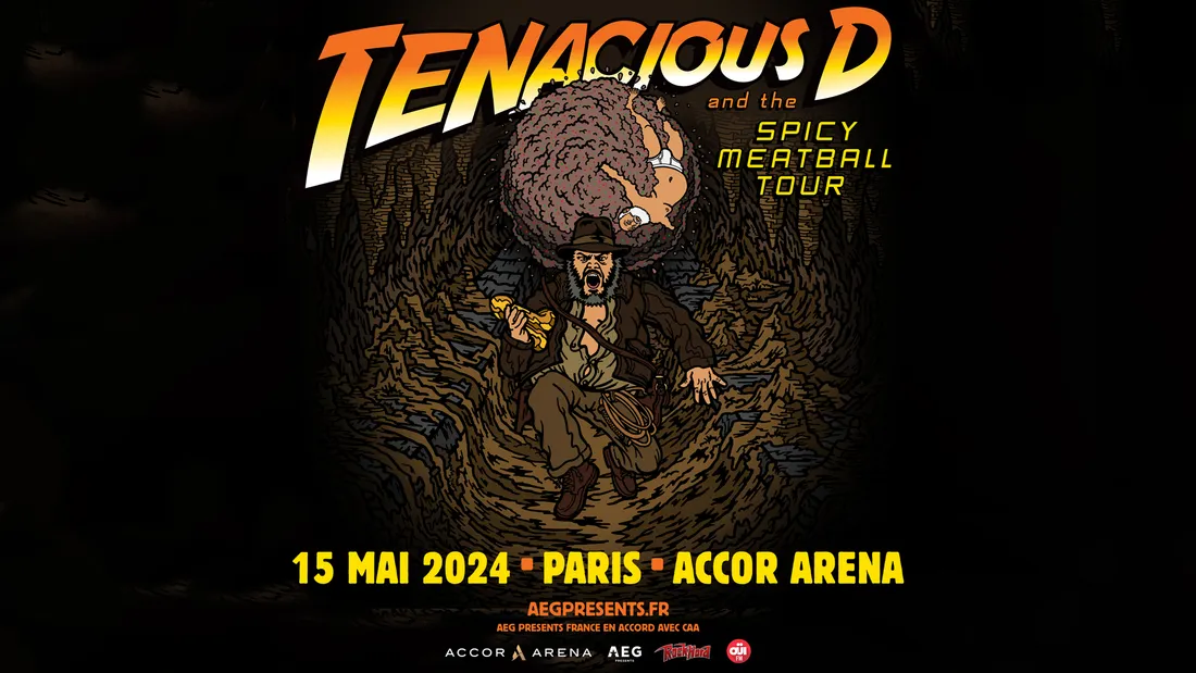 Concert Tenacious D à l’Accor Arena en 2024, avec Oüi FM
