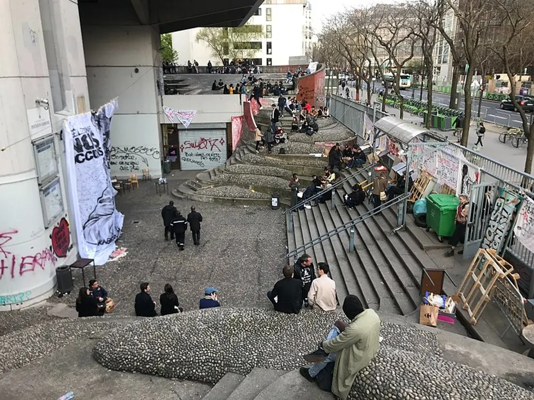 Retraites : Tolbiac bloquée par les étudiants